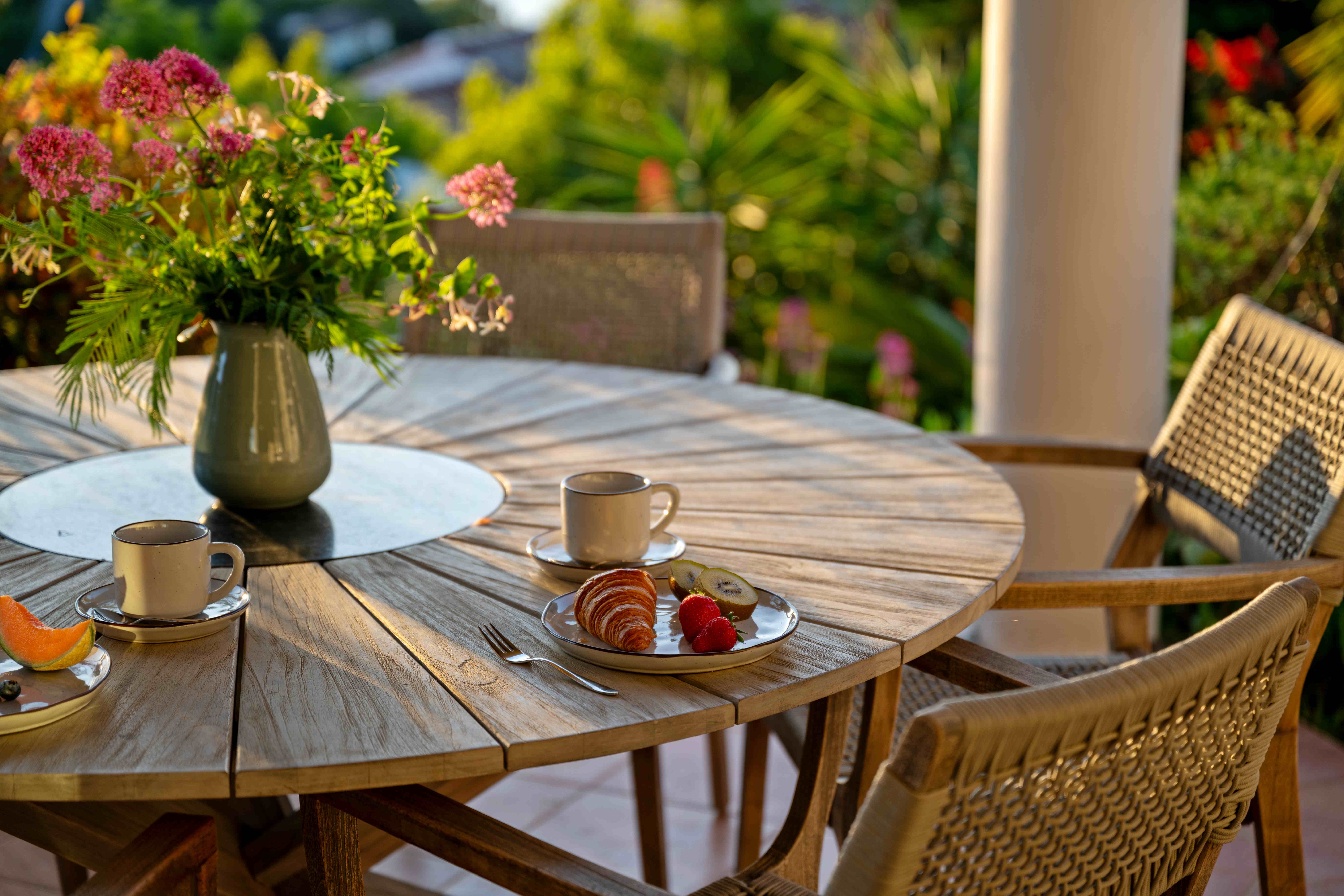 Breakfast on the terrace